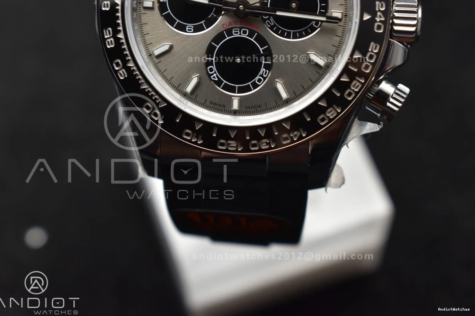 SH4131 Strap Best (Weighted) QF BestValue on Daytona 1:1 Dial Edition 126519 V6 Black Gray Oysterflex 811 1101